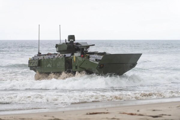 Marines Receive Amphibious Combat Vehicle With 30mm Cannon Armada