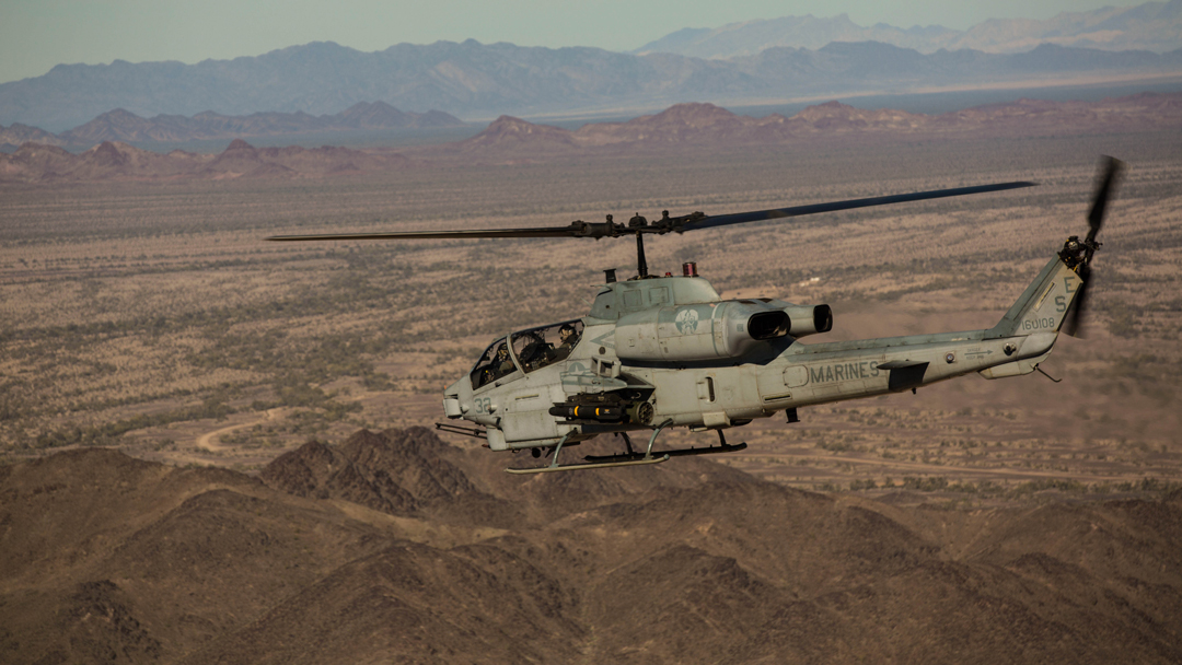 USMC AH-1Z attack helicopter