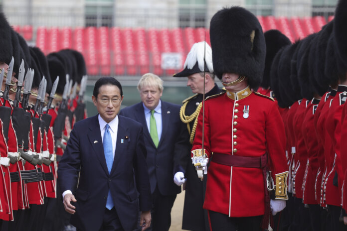 Japan’s Prime Minister Fumio Kishida in London. (David Oliver)