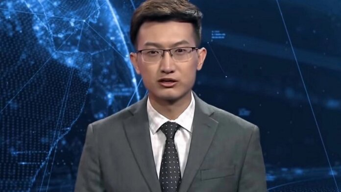 Xinhua virtual news anchor (Image credit: Xinhua)