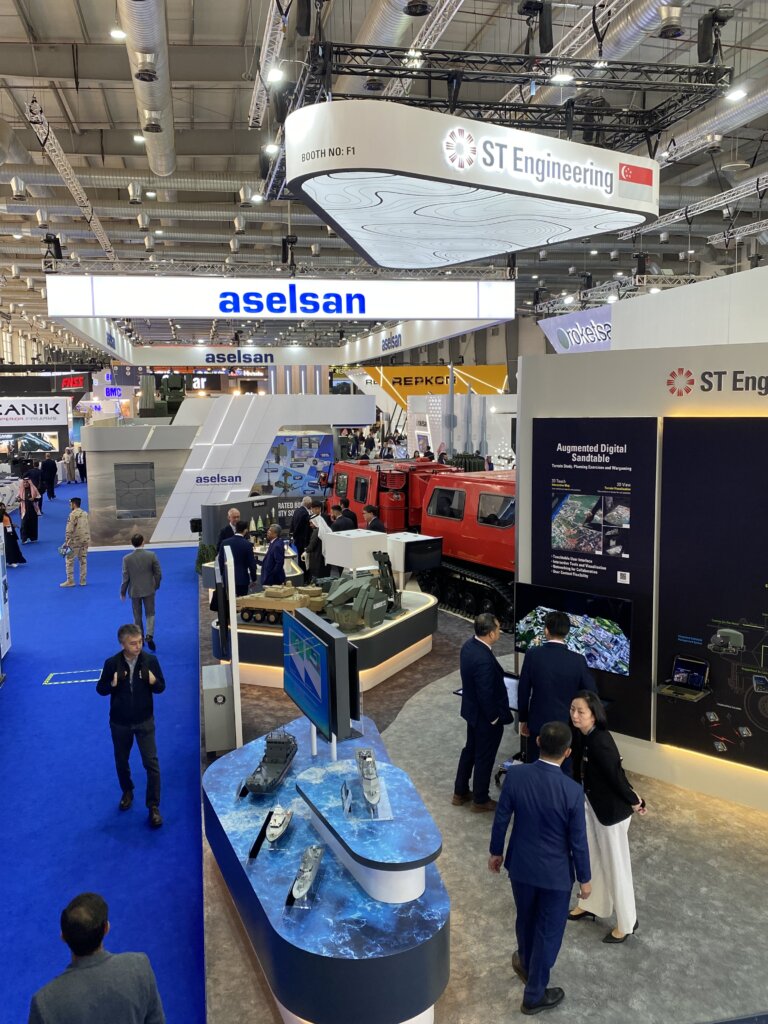 ST Engineering’s stand at WDS