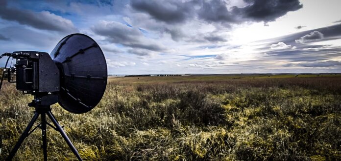 Troposcatter COMET on Salisbury Plain UK