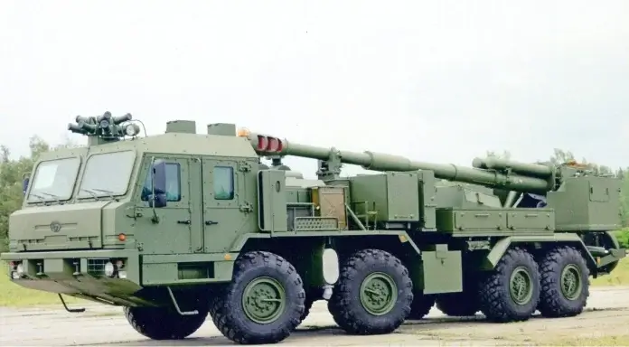 2S43 Malva self-propelled artillery system 8x8