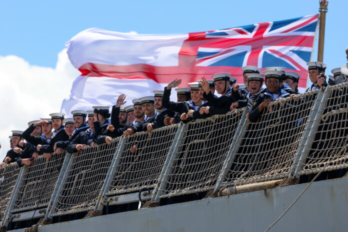 HMS Diamond returns home after historic front-line mission