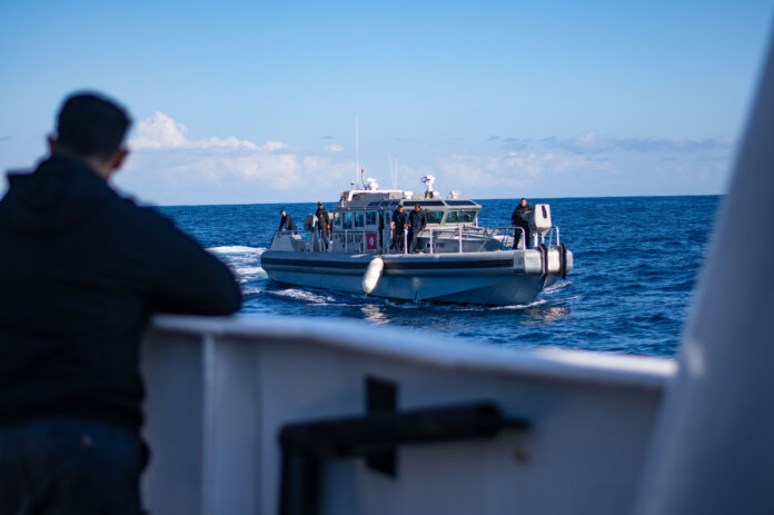 Georgia Coast Guard complete a Visit, Board, Search and Seizure training during Phoenix Express 2024